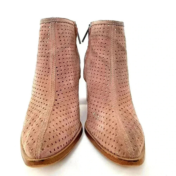 1.State Larocka Perforated Chunky Block Heel Bootie - 8.5 - Picture 6 of 9